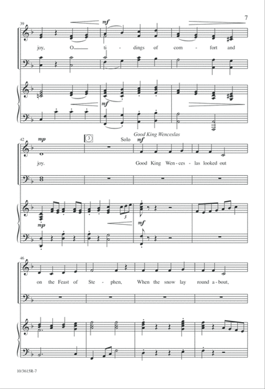 An Olde English Christmas Divisi scores gallery preview page 7