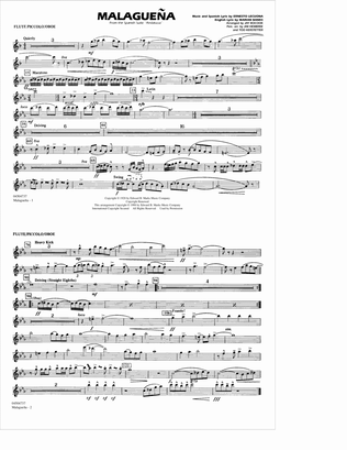 Malaguena - Flute/Picc./Oboe