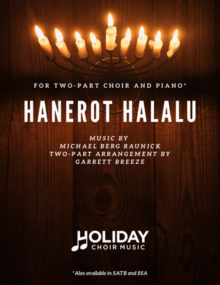 Book cover for Hanerot Halalu (Two-Part Choir)