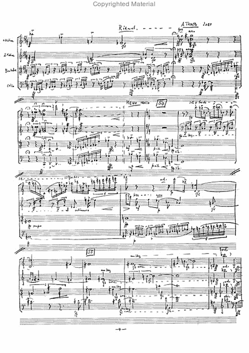 Streichquartett Nr. 3 op. 35 (1984/85)