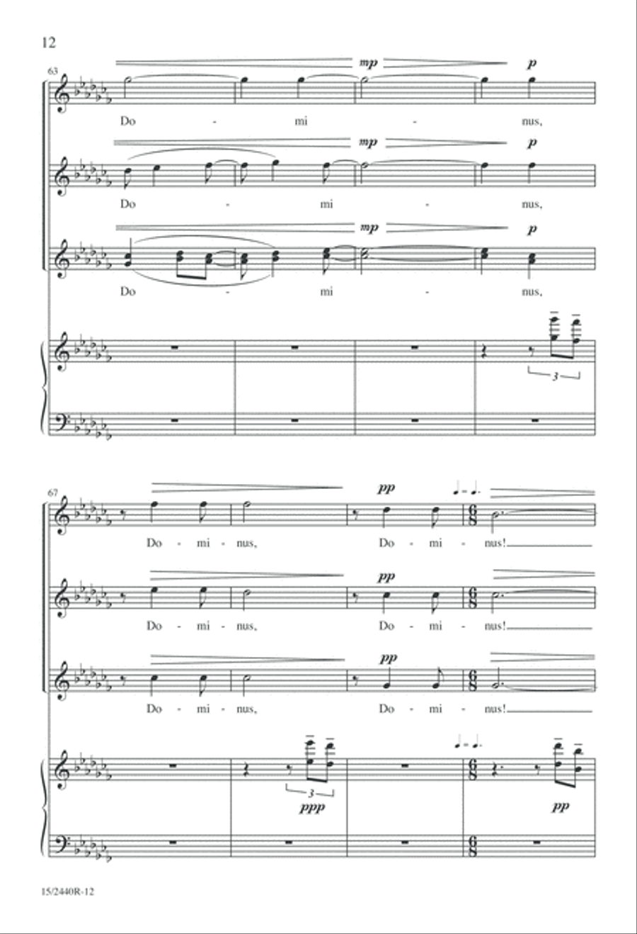 Cantate Domino SSA scores gallery preview page 12