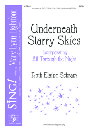 Book cover for Underneath Starry Skies (Incorporating All Through the Night) (SATB)