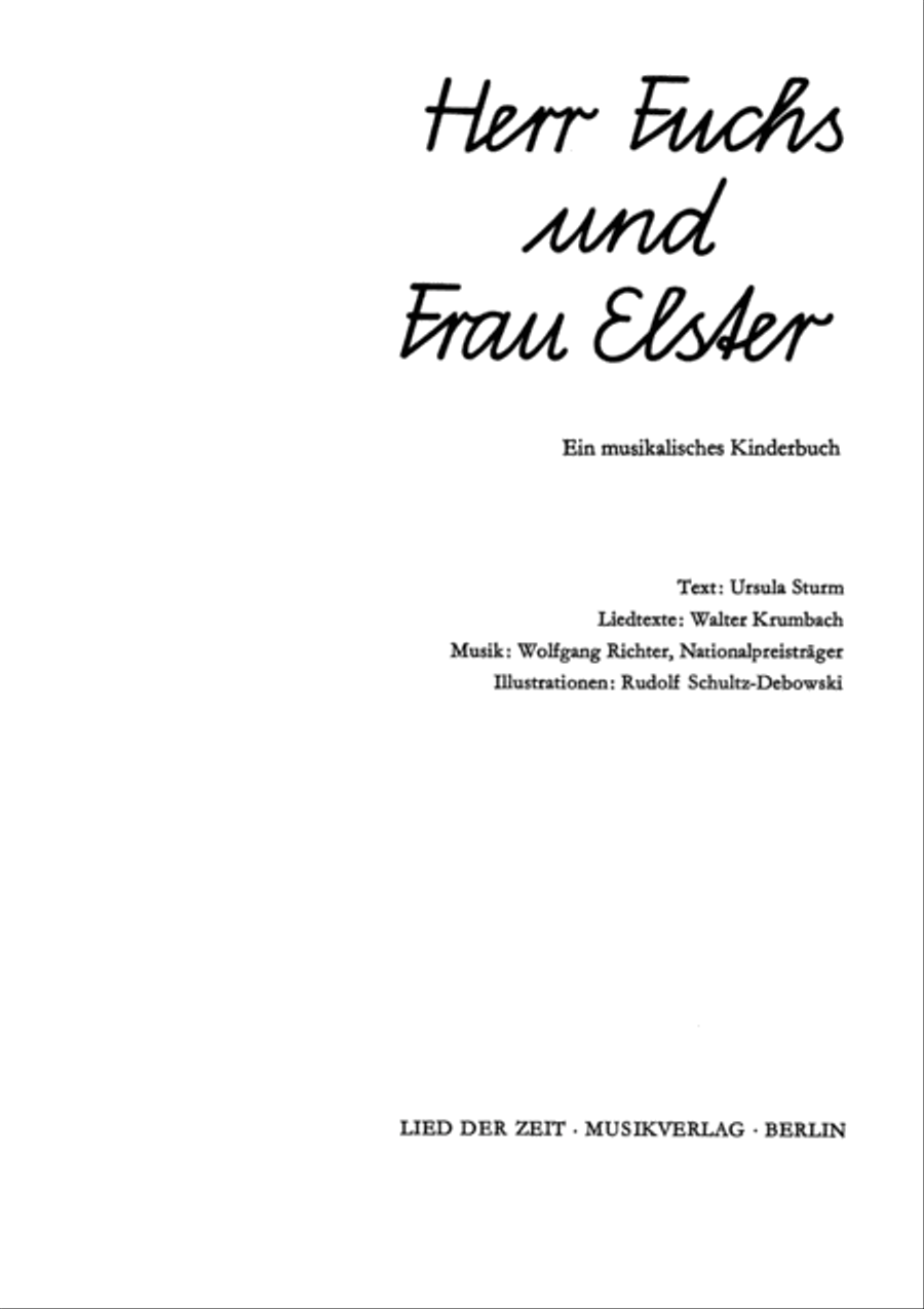 Herr Fuchs und Frau Elster