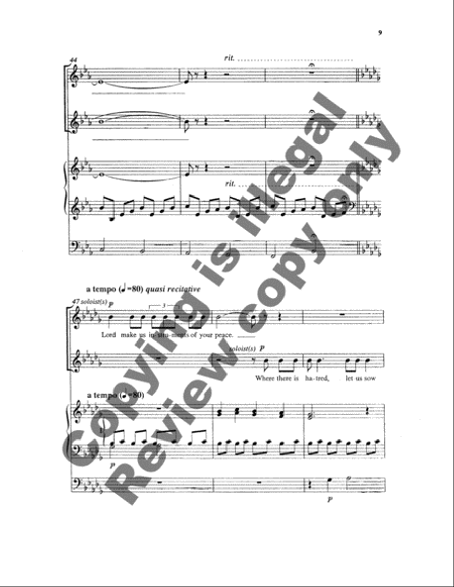 Bethesda Evensong: The Lord's Prayer SSA scores gallery preview page 14