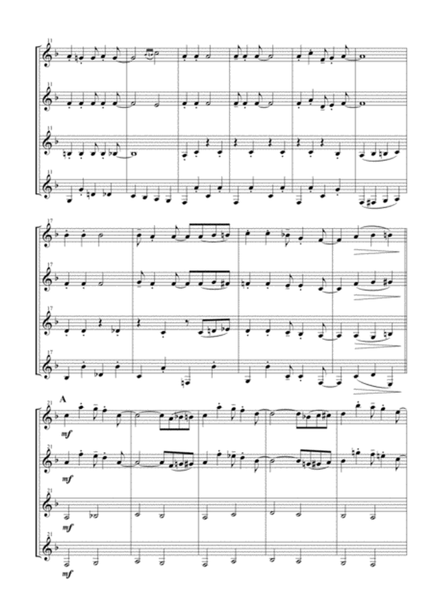 Jingle Bells for Clarinet Quartet image number null