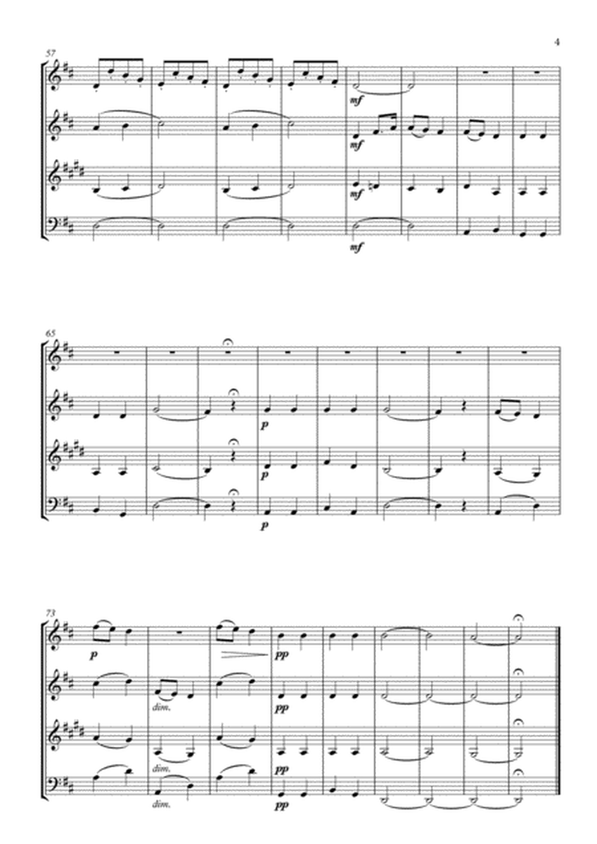 Christmas Bells arranged for Woodwind Quartet image number null