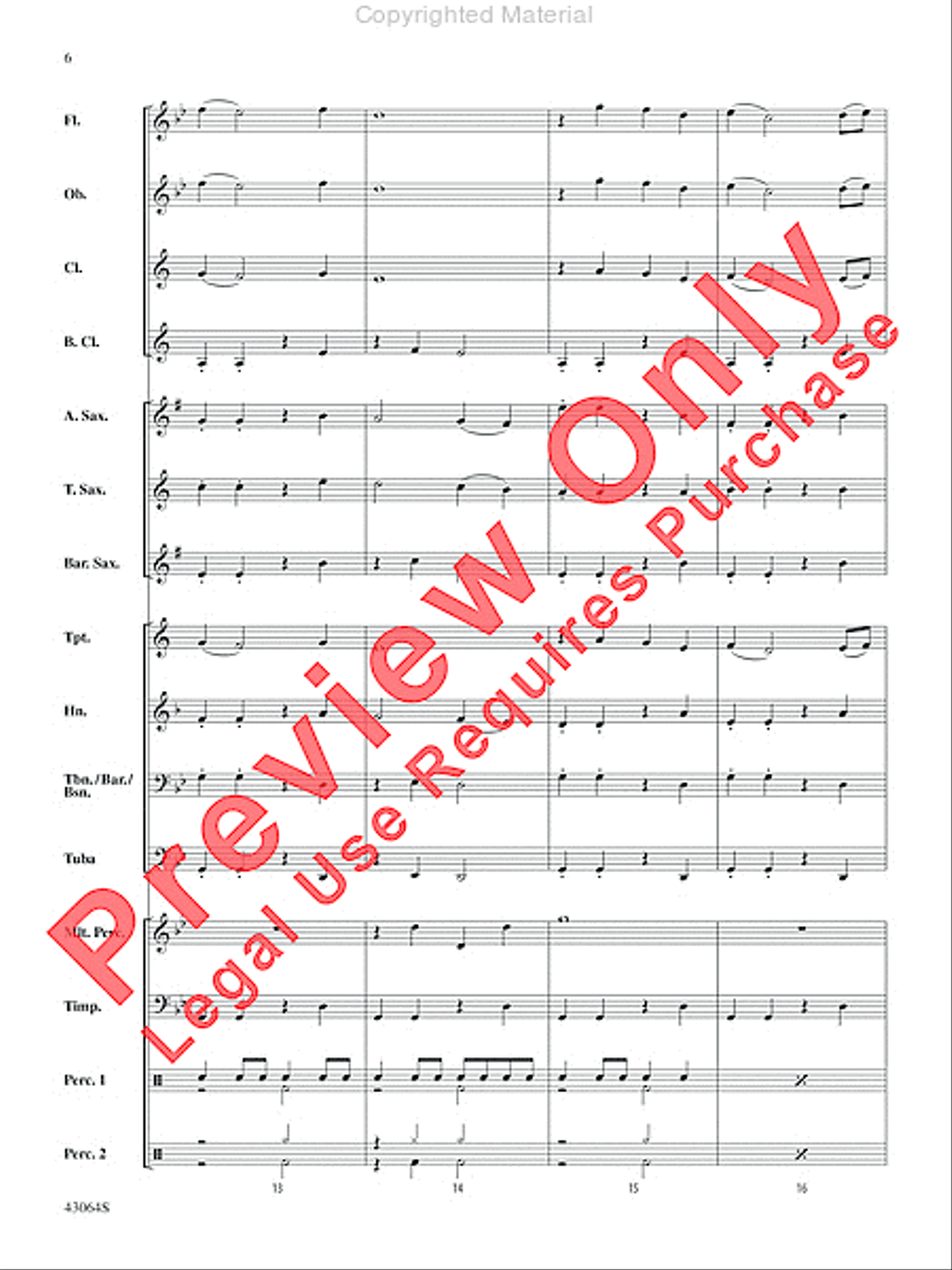 Thor's Hammer Concert Band scores gallery preview page 6