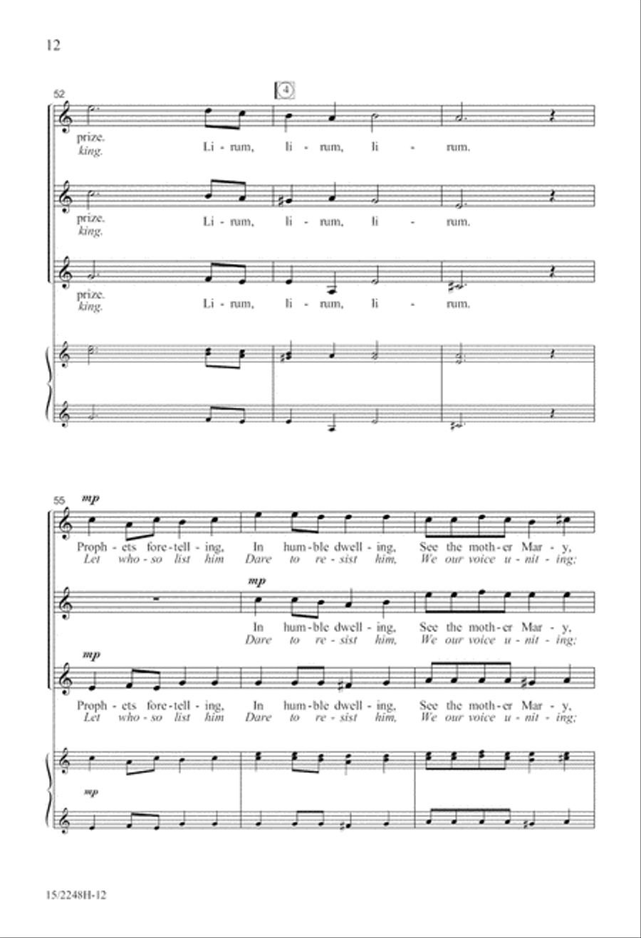Lirum Lirum SSA scores gallery preview page 13