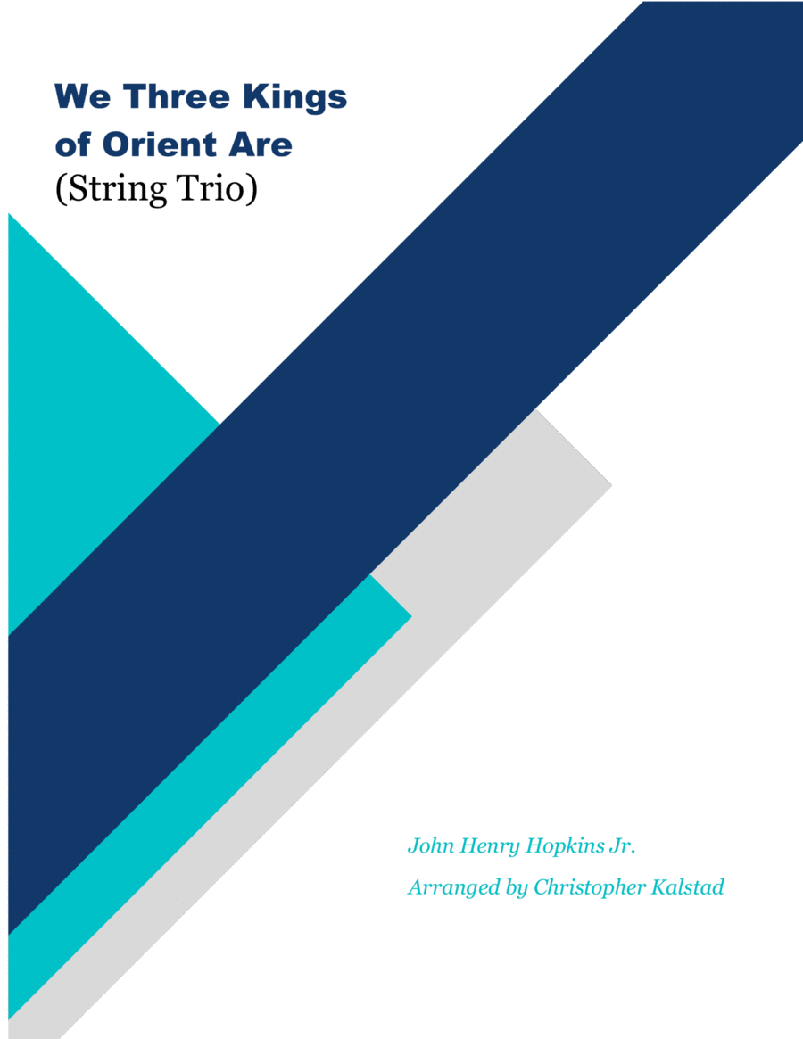 We Three Kings of Orient Are (String Trio) String Trio scores gallery preview page 1