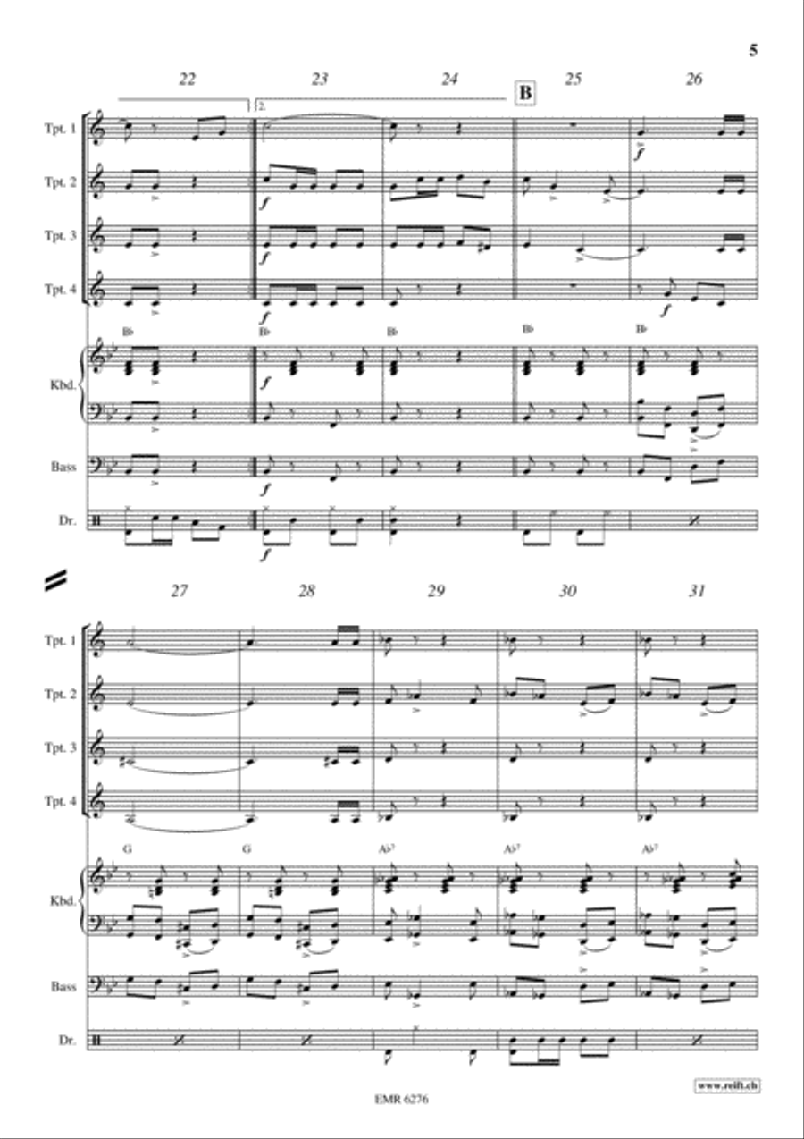 Franky And Johnny Trumpet scores gallery preview page 5
