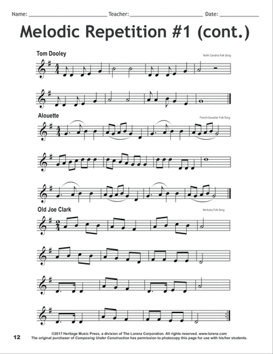 Composing Under Construction Reproducible Packs scores gallery preview page 12