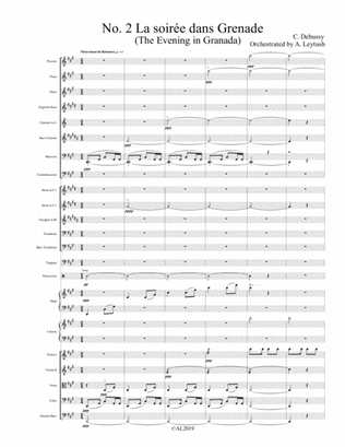 Claude Debussy ‒ Estampes, Orchestra Suite, Orchestrated by Arkady Leytush, No. 2 La soirée dans