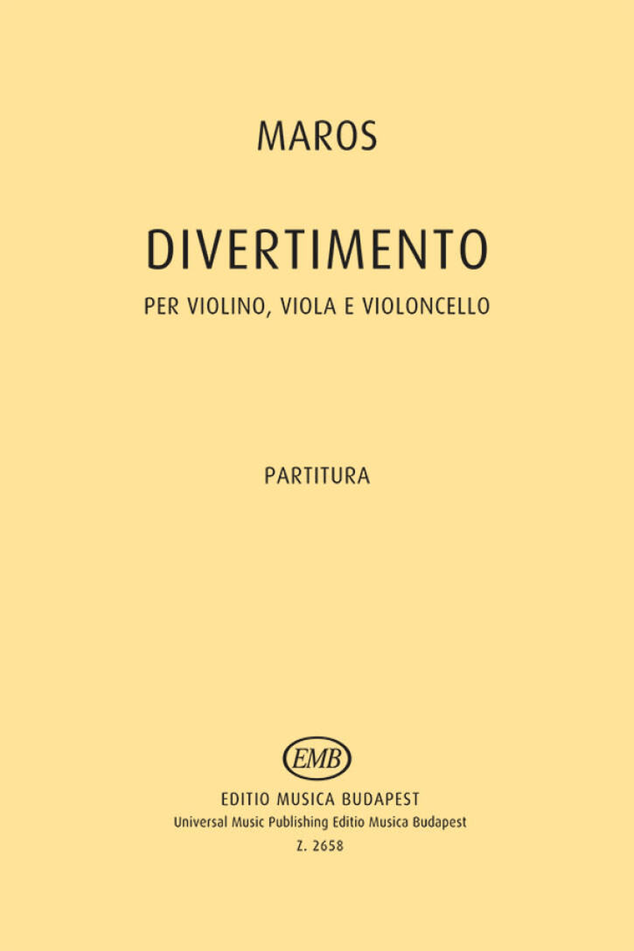 Divertimento Divertimento String Trio scores gallery preview page 1