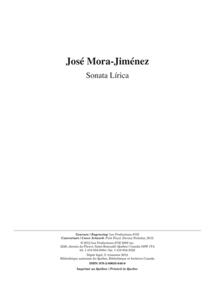 Book cover for Sonata Lírica