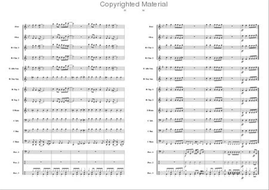Olympic Dream Olympic Dream Concert Band scores gallery preview page 17