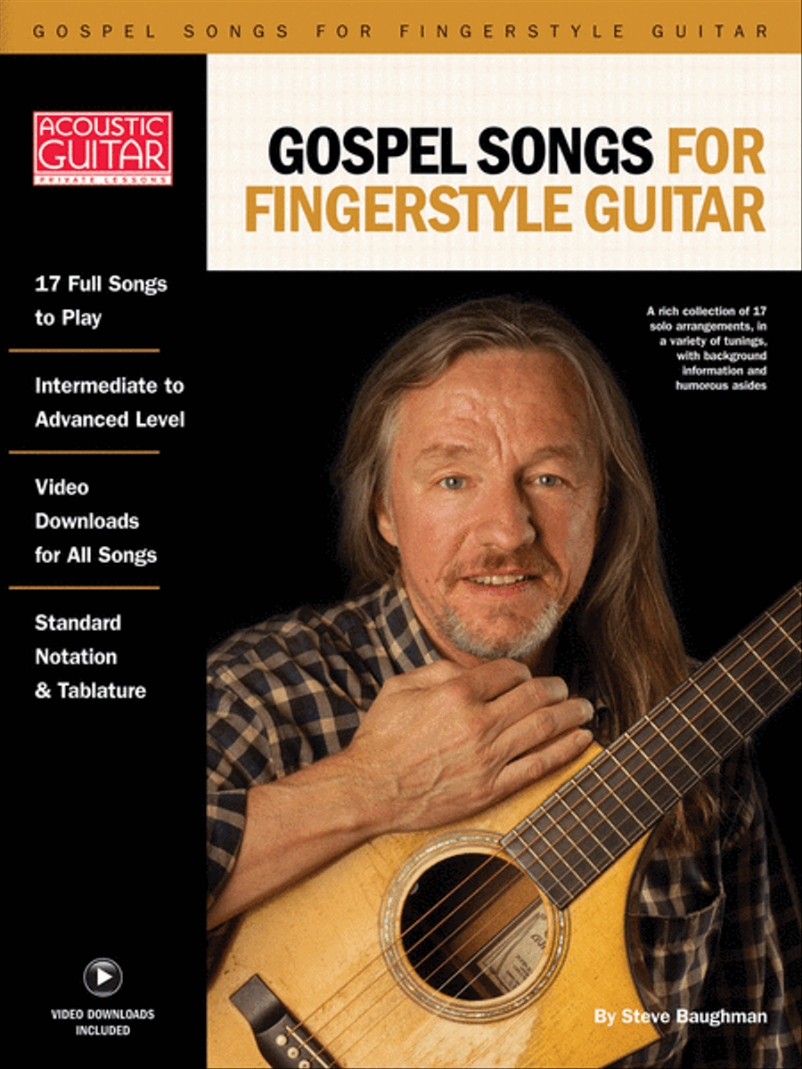 Gospel Songs for Fingerstyle Guitar Acoustic Guitar scores gallery preview page 1