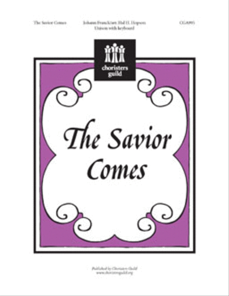 The Savior Comes 2-Part scores gallery preview page 1