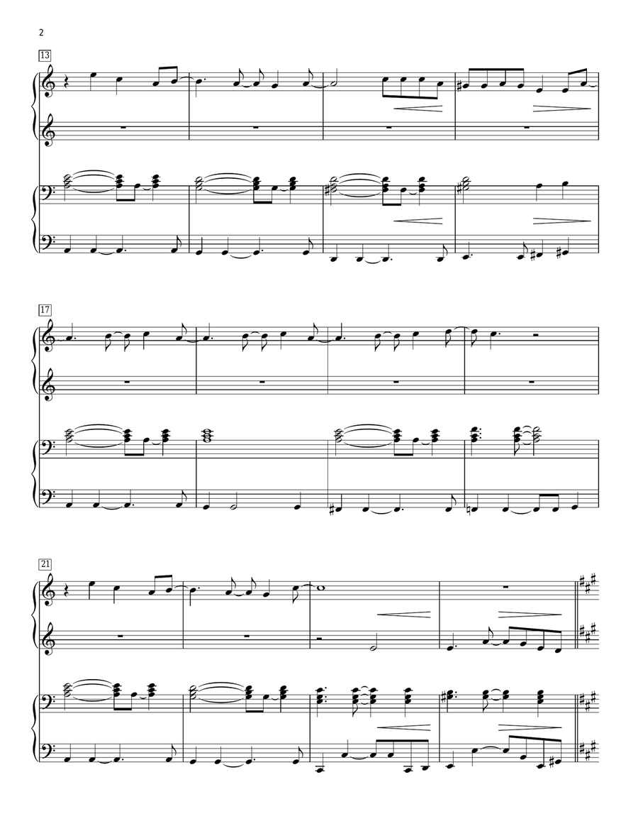 While My Guitar Gently Weeps Electric Guitar scores gallery preview page 2