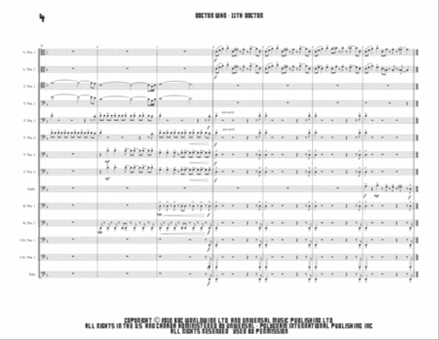I Am The Doctor Large Ensemble scores gallery preview page 4