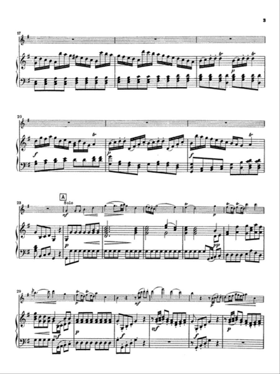 Quantz: Concerto in G Major Part scores gallery preview page 3