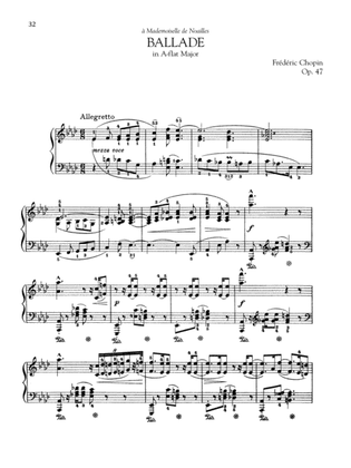 Book cover for Ballade in A-flat Major, Op. 47