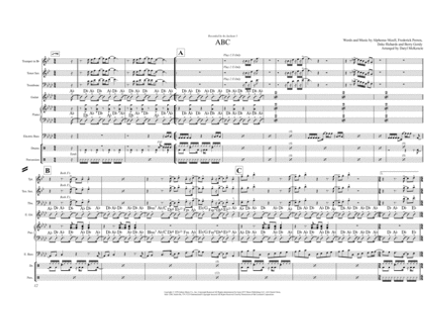 ABC Tenor Saxophone scores gallery preview page 1