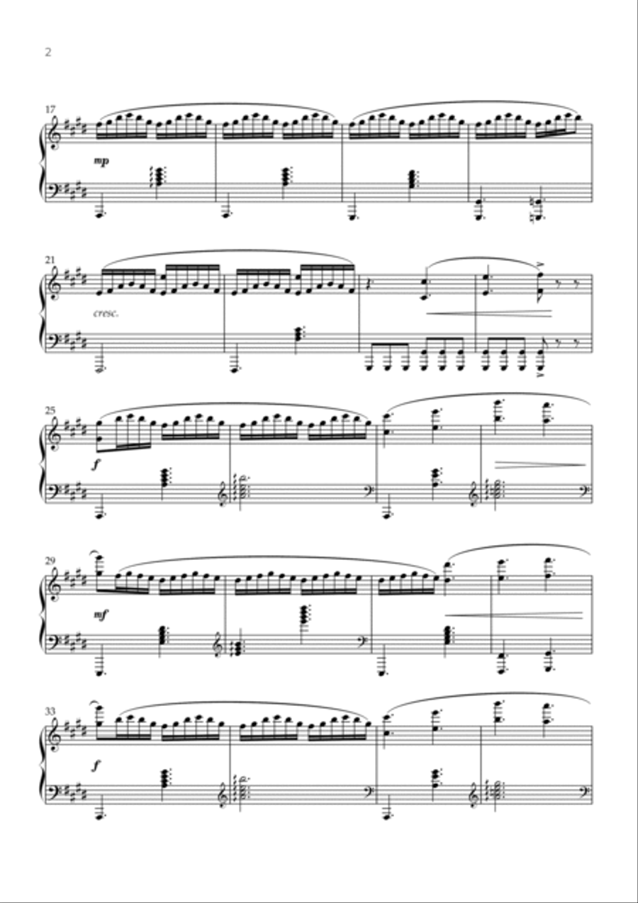 Golden Hour Piano Solo scores gallery preview page 2