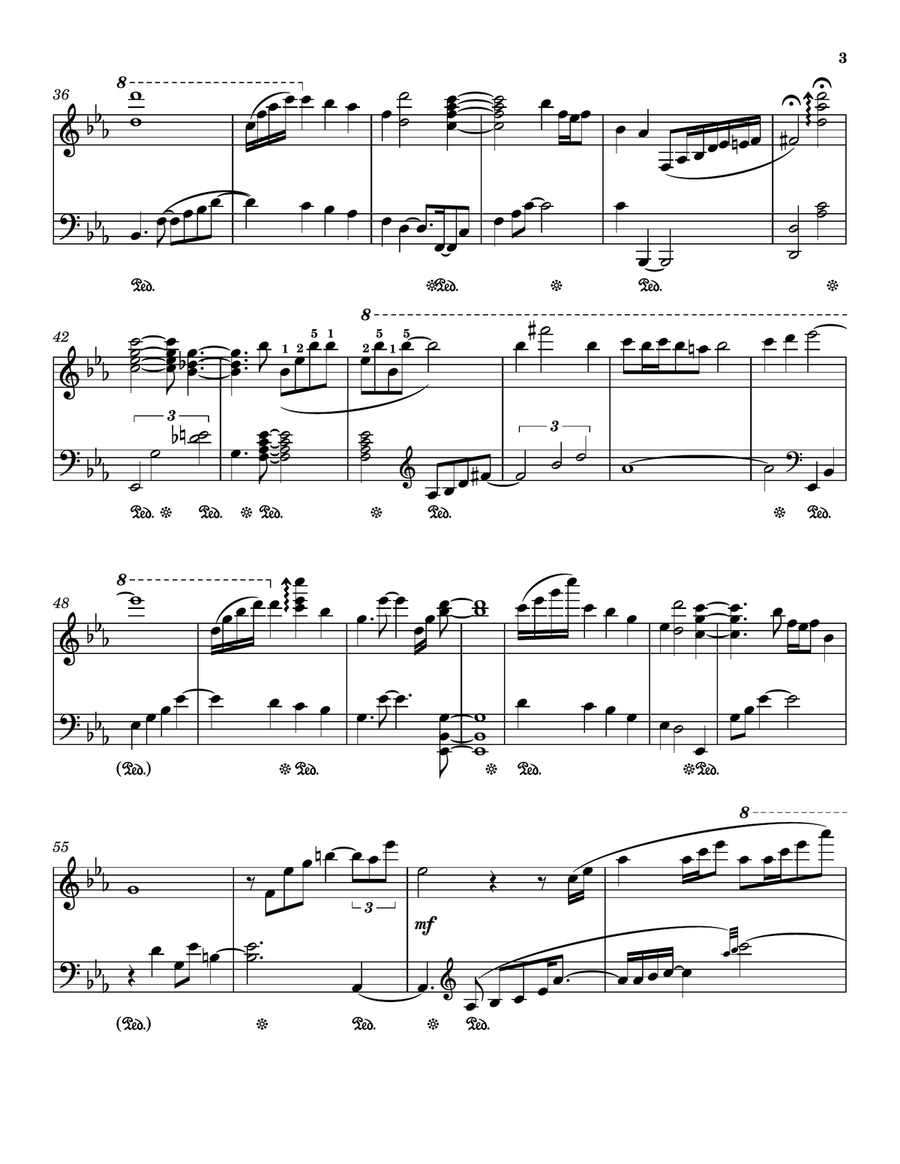 Loving La Vie En Rose Piano Solo scores gallery preview page 3