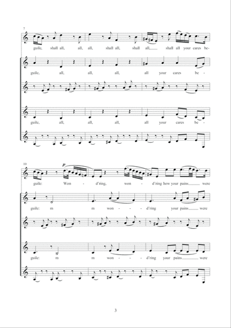 Music for a while SSAA scores gallery preview page 3