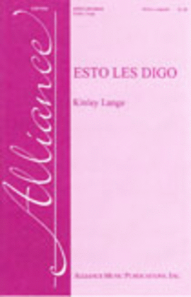 Book cover for Esto les digo