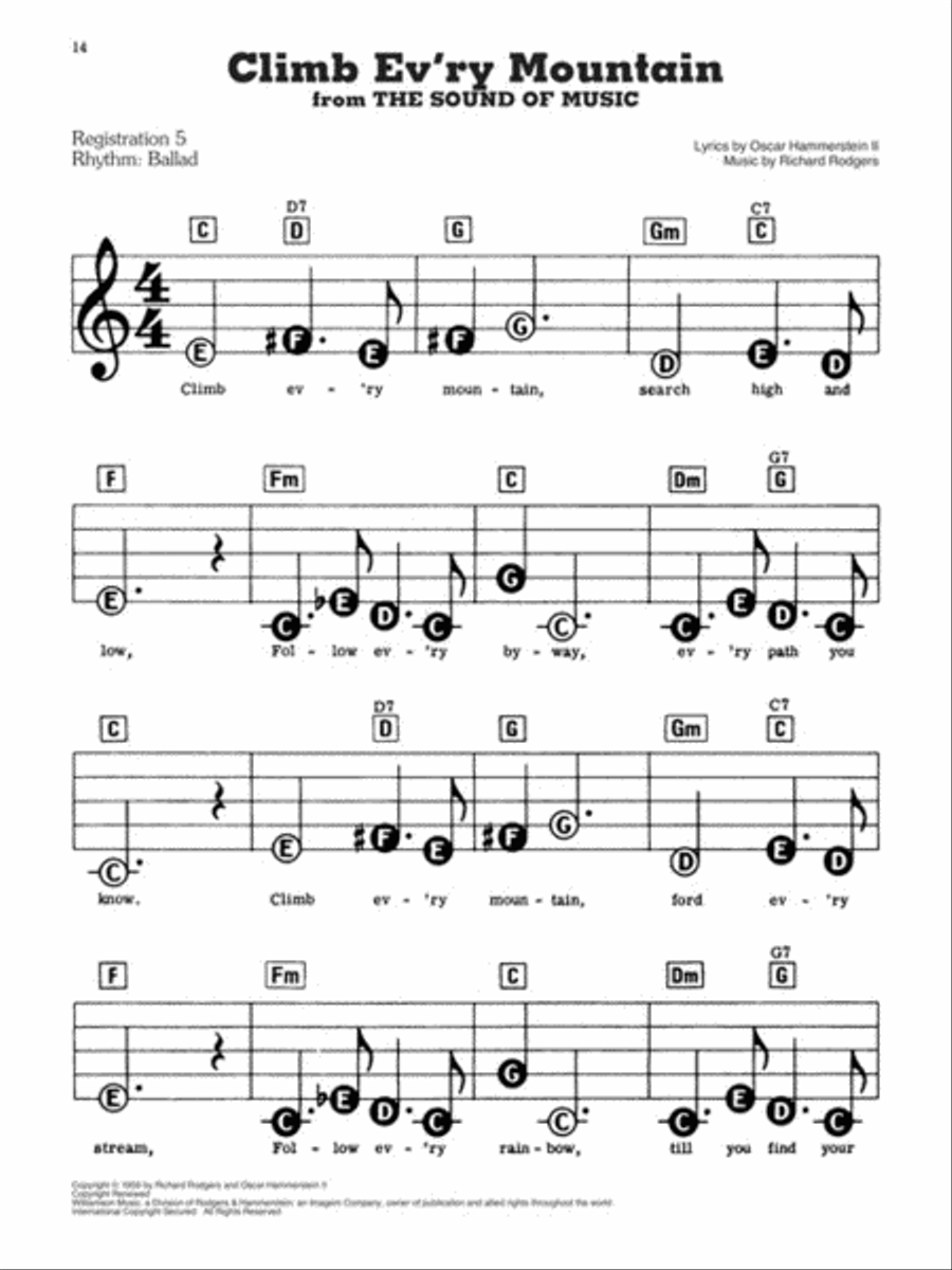 Broadway's Best - 3rd Edition Electronic Keyboard scores gallery preview page 4