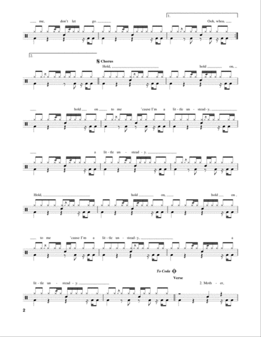 Unsteady Drum Set scores gallery preview page 2
