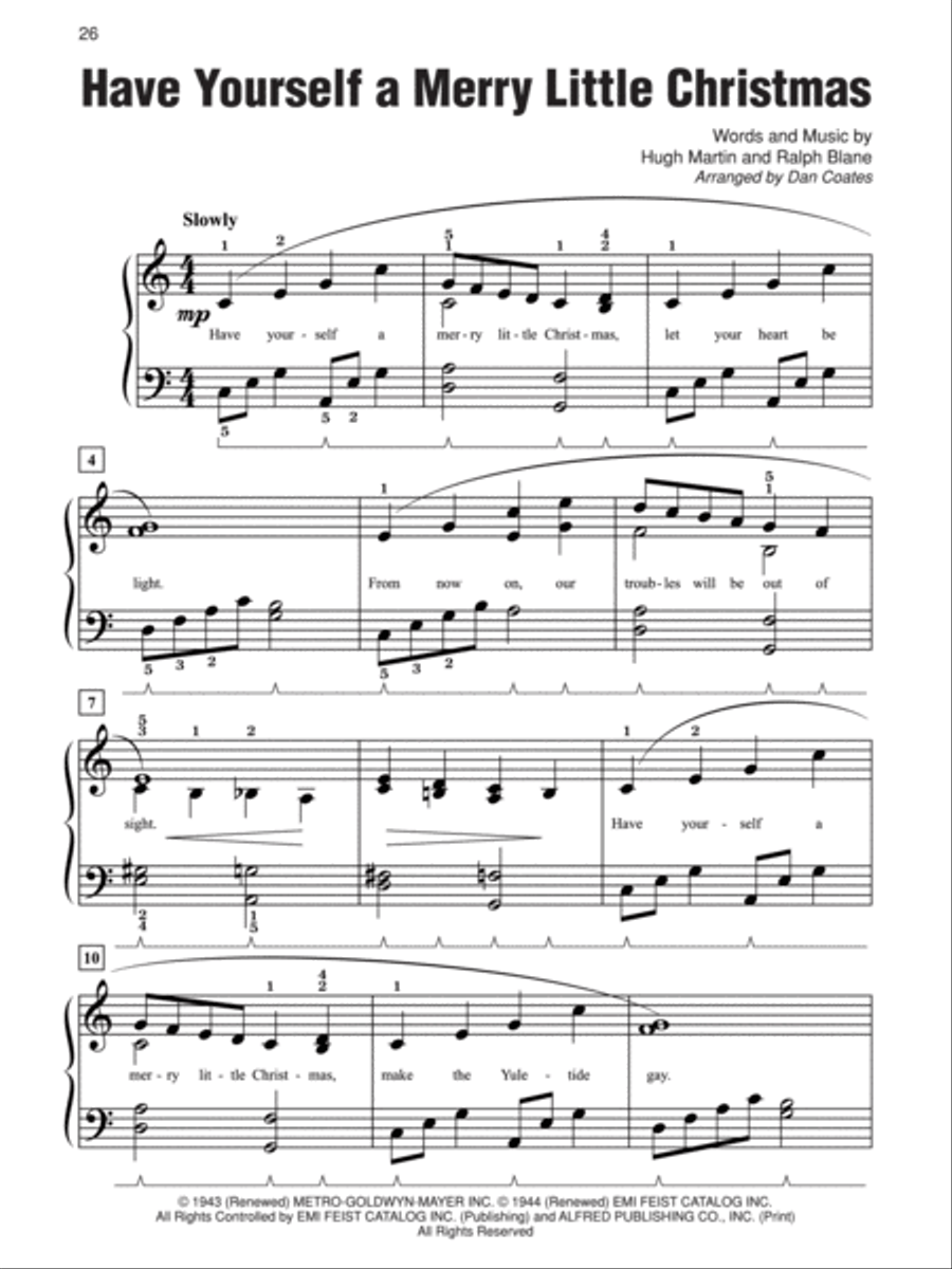 Simply Christmas Easy Piano scores gallery preview page 2