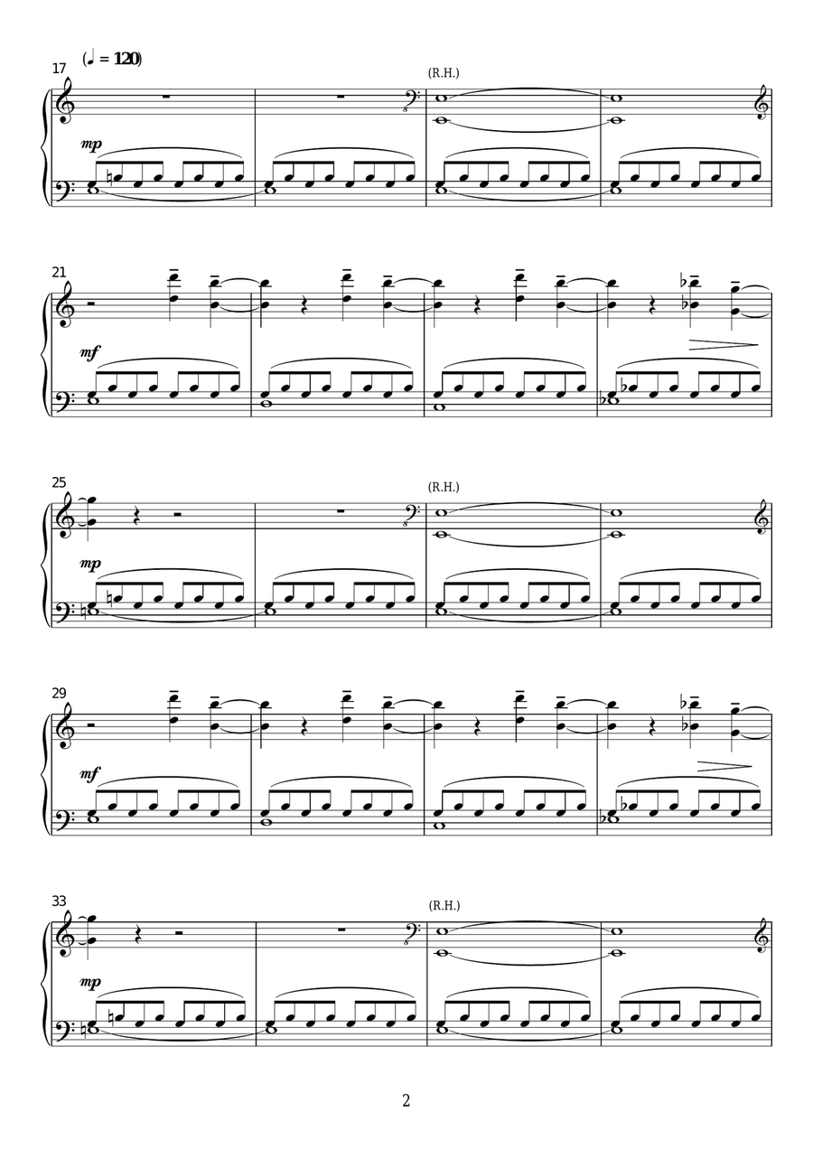 Metamorphosis Five Metamorphosis Five Piano Solo scores gallery preview page 2
