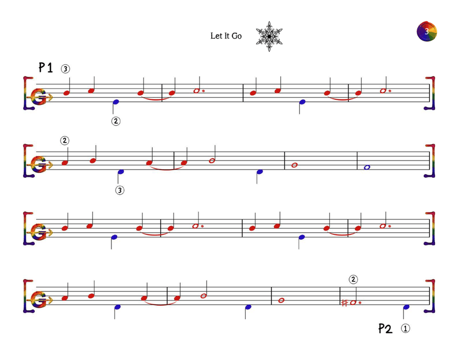 Let It Go (from Frozen) Easy Piano scores gallery preview page 3