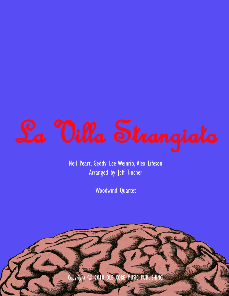 La Villa Strangiato La Villa Strangiato Woodwind Quartet scores gallery preview page 1