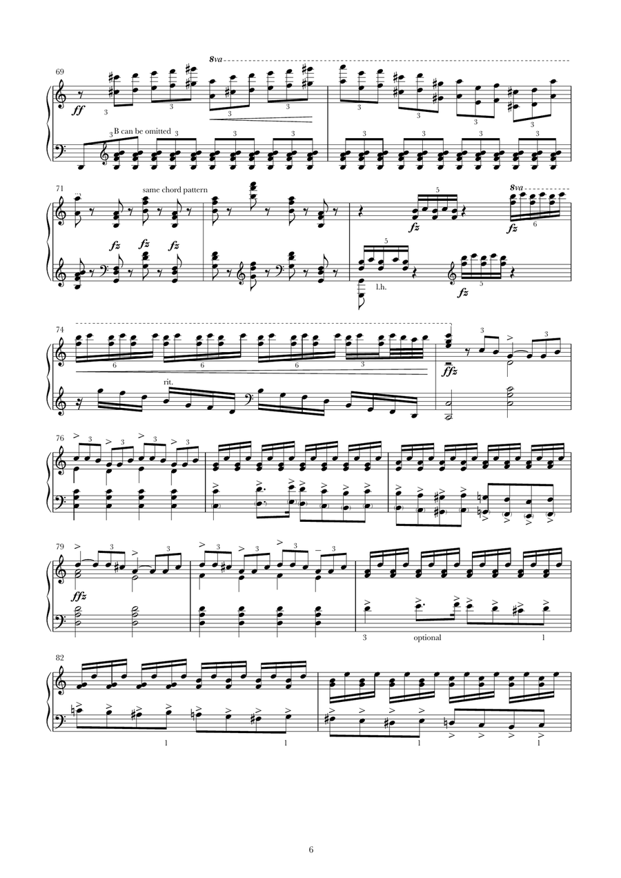 Grieg piano Concerto Piano Solo scores gallery preview page 6
