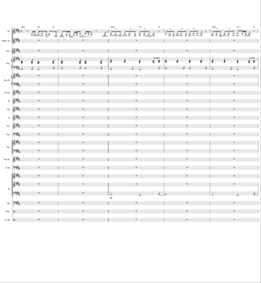 Praying Bass Clarinet scores gallery preview page 2