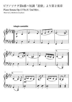 Piano Sonata No. 8 2nd Movement