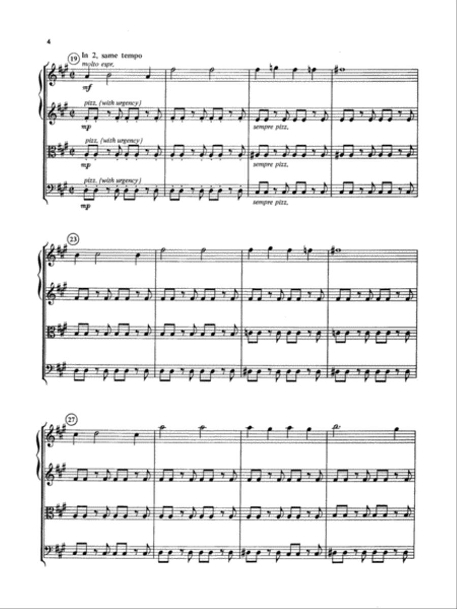 The Best in Standard Love Songs String Quartet scores gallery preview page 5