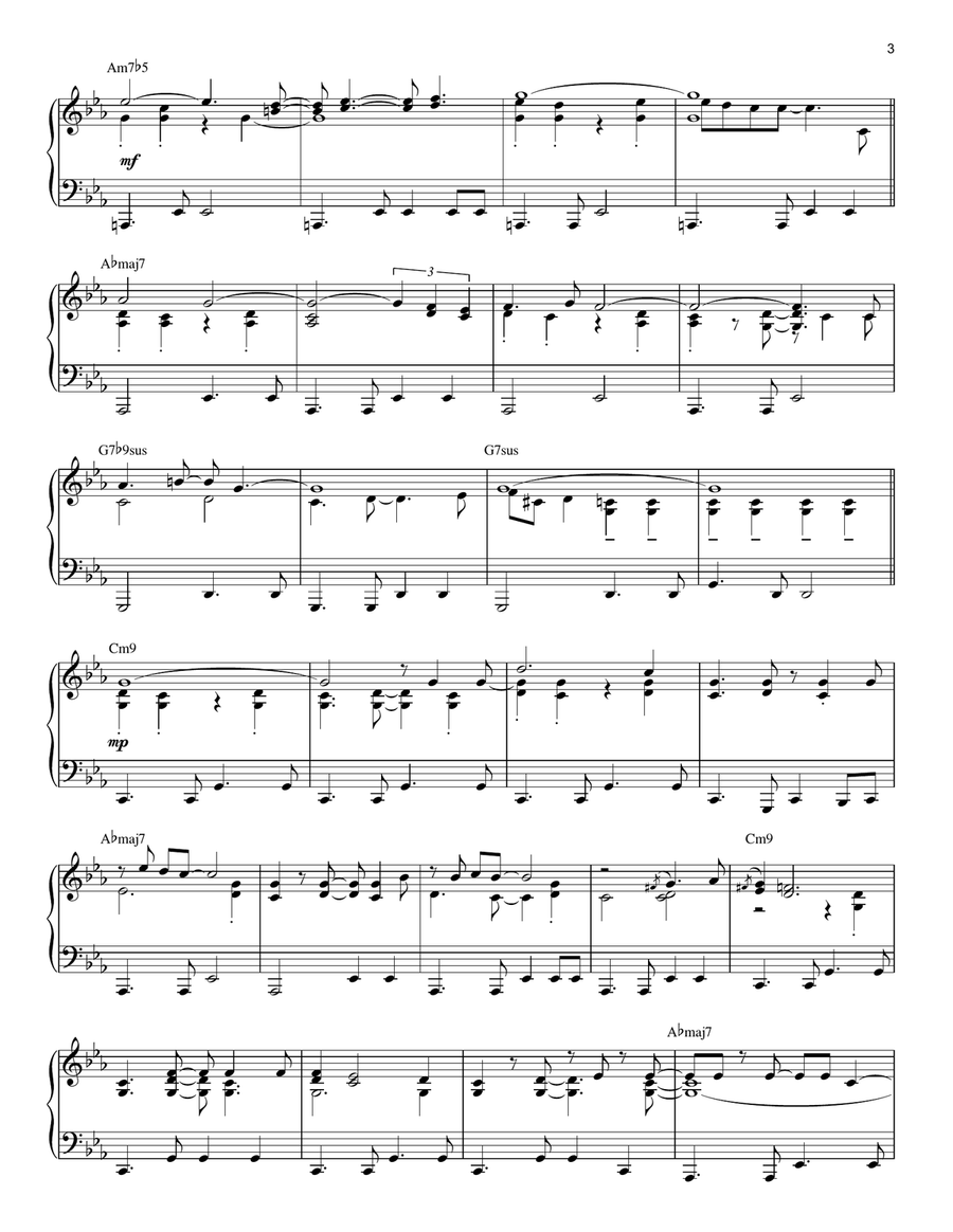 Are You Going With Me? Piano Solo scores gallery preview page 3