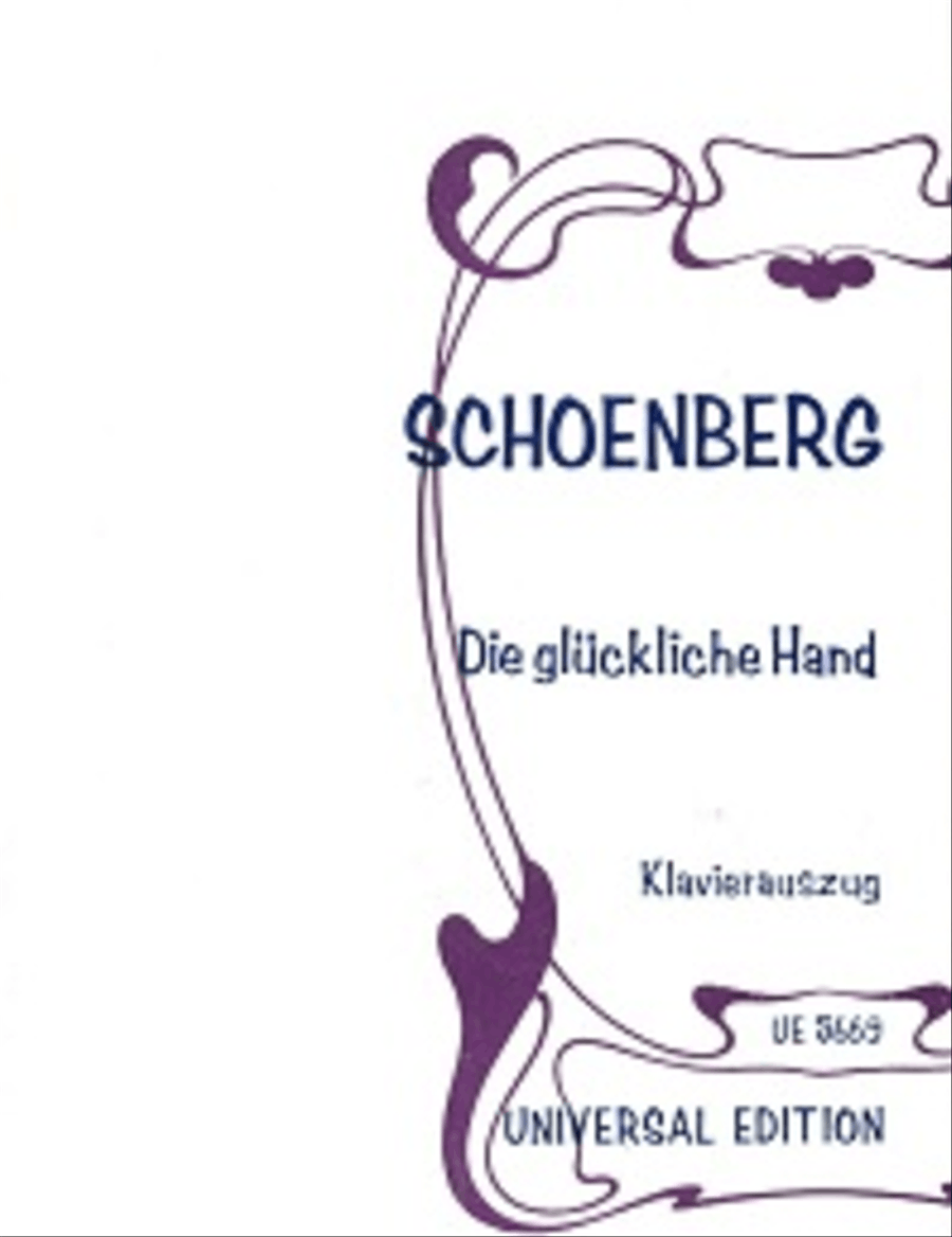 Die Glueckliche Hand, Op. 18 Piano scores gallery preview page 1