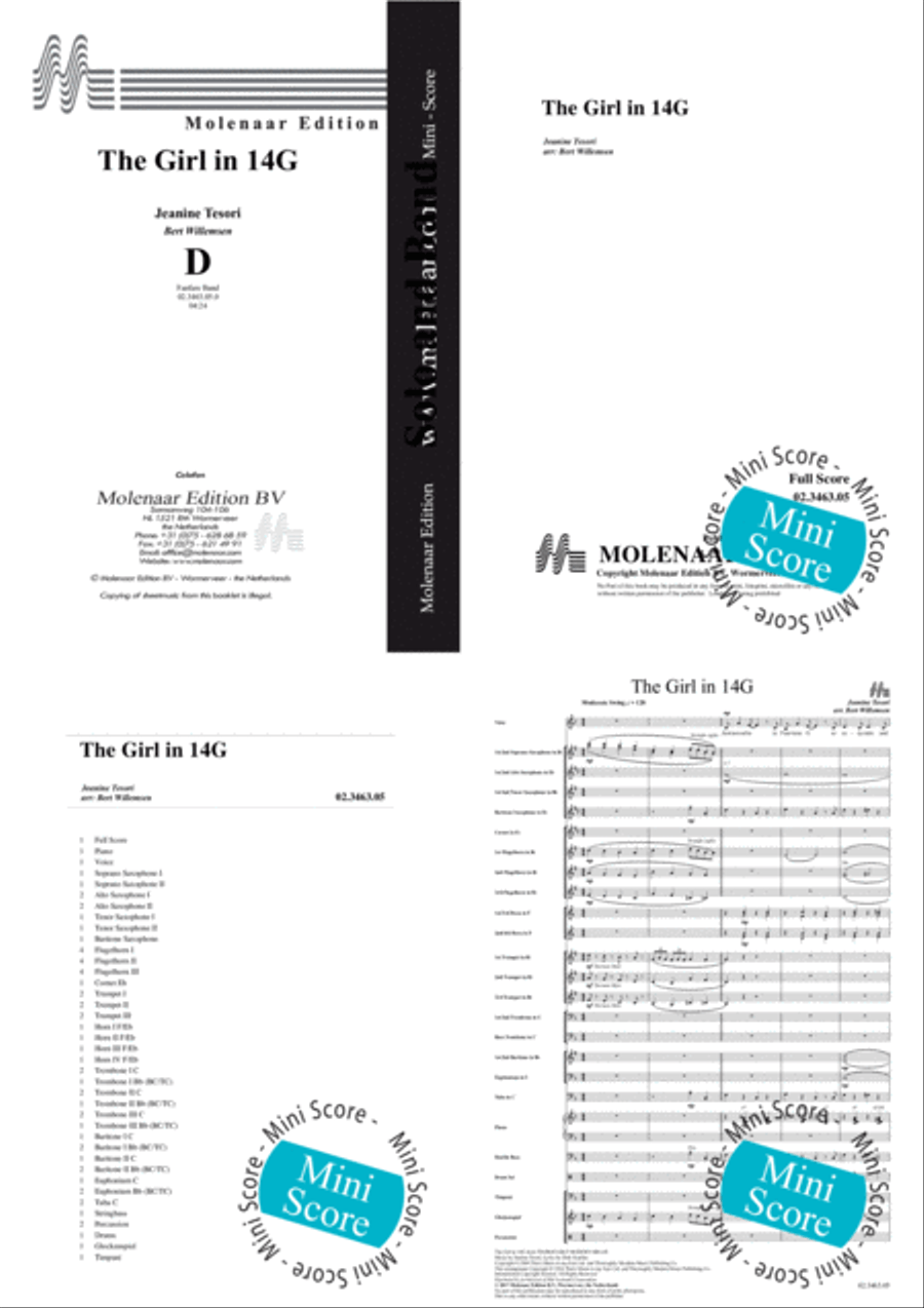 The Girl in 14G The Girl in 14G Fanfare Band scores gallery preview page 2