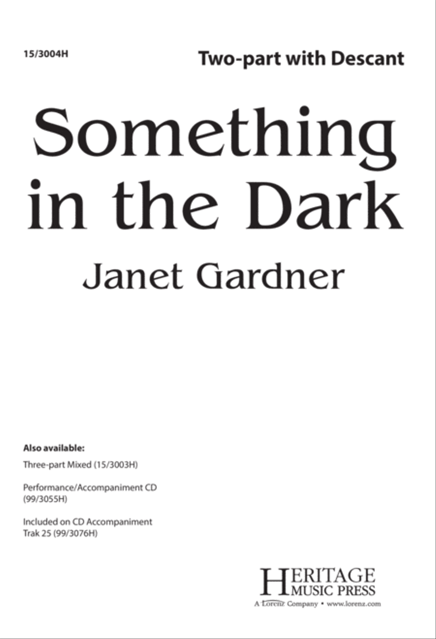 Something in the Dark 2-Part scores gallery preview page 1