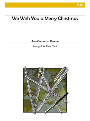 Book cover for We Wish You a Merry Christmas for Flute Choir