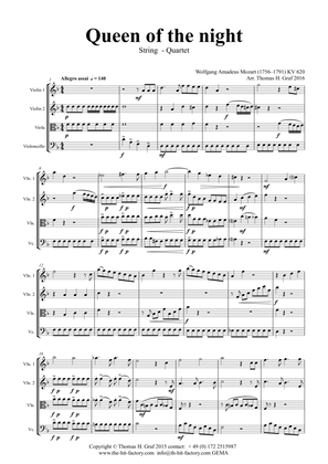 The Magic Flute Queen of the night - Mozart - String Quartet