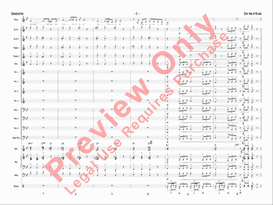 Cry Me a River Cry Me a River Jazz Ensemble scores gallery preview page 5