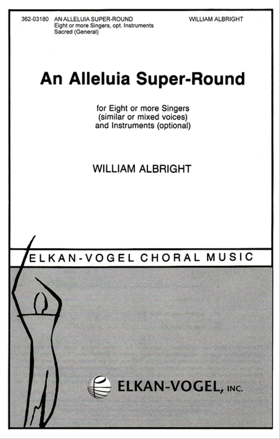 An Alleluia Super-Round Choir scores gallery preview page 1