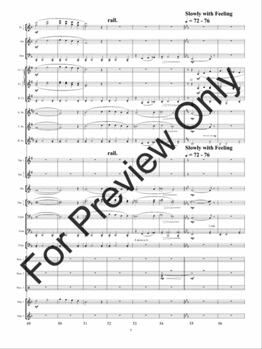 Christmas Bells Are Ringing Concert Band scores gallery preview page 10