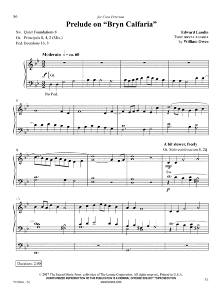 The Organist's Library, Vol. 63 Organ Solo scores gallery preview page 18